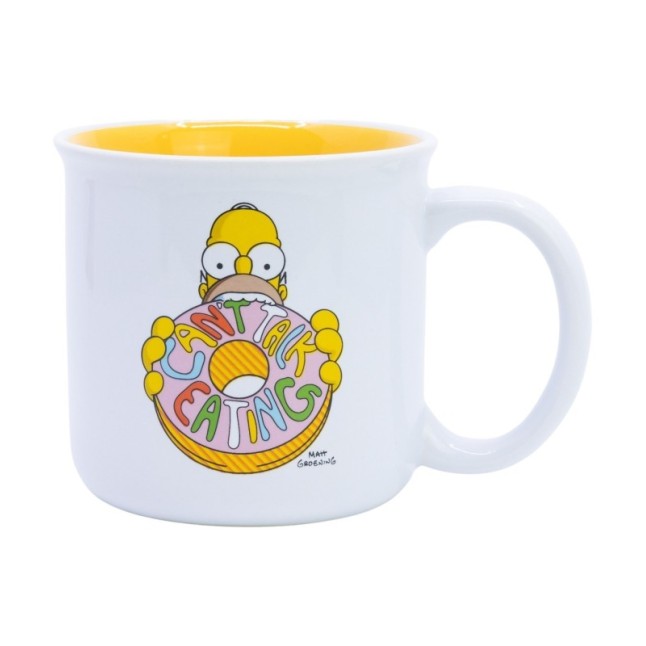 CERAMIC BREAKFAST MUG 14 OZ IN GIFT BOX SIMPSONS HOMER FACE