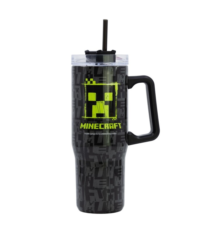 DW INSULATED STAINLESS STEEL XL RAMBLER MUG 940 ML MINECRAFT SQUARED PATTERN