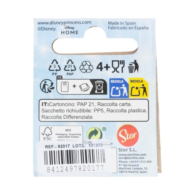 2 PCS PP CUTLERY (SPOON AND FORK) SET IN POLYBAG PRINCESS BEYOU TIFUL