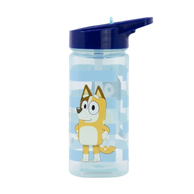 SQUARE WATER BOTTLE 510 ML BLUEY COOL DAY