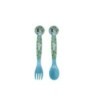 2 PCS PP CUTLERY (SPOON AND FORK) SET IN POLYBAG BLUEY