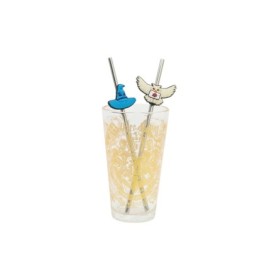 GLASS & TWIN STRAW SET 480 ML HARRY POTTER MAGIC & MAYHEM