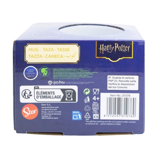 CERAMIC GLOBE MUG 13 OZ IN GIFT BOX HARRY POTTER MAGIC & MAYHEM