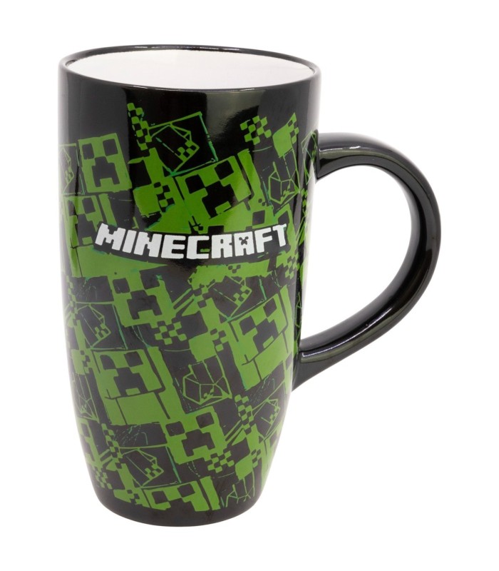 LATTE CERAMIC MUG 23 OZ IN GIFT BOX MINECRAFT ICONICMONO