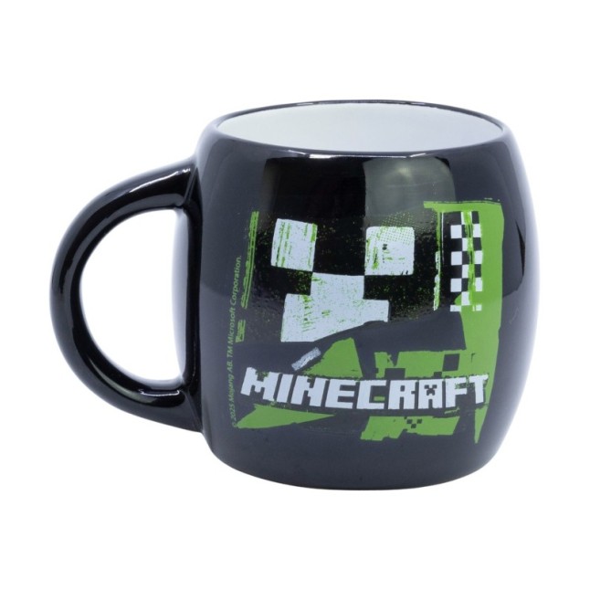CERAMIC GLOBE MUG 13 OZ IN GIFT BOX MINECRAFT ICONICMONO
