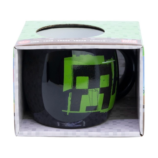 CERAMIC GLOBE MUG 13 OZ IN GIFT BOX MINECRAFT ICONICMONO