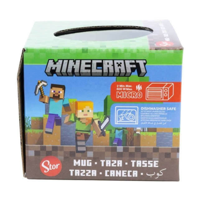 CERAMIC GLOBE MUG 13 OZ IN GIFT BOX MINECRAFT ICONICMONO
