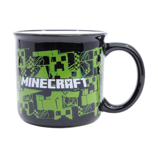 CERAMIC BREAKFAST MUG 14 OZ IN GIFT BOX MINECRAFT ICONICMONO