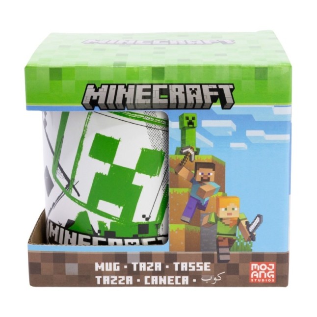 CERAMIC MUG 11 OZ IN GIFT BOX MINECRAFT ICONICMONO