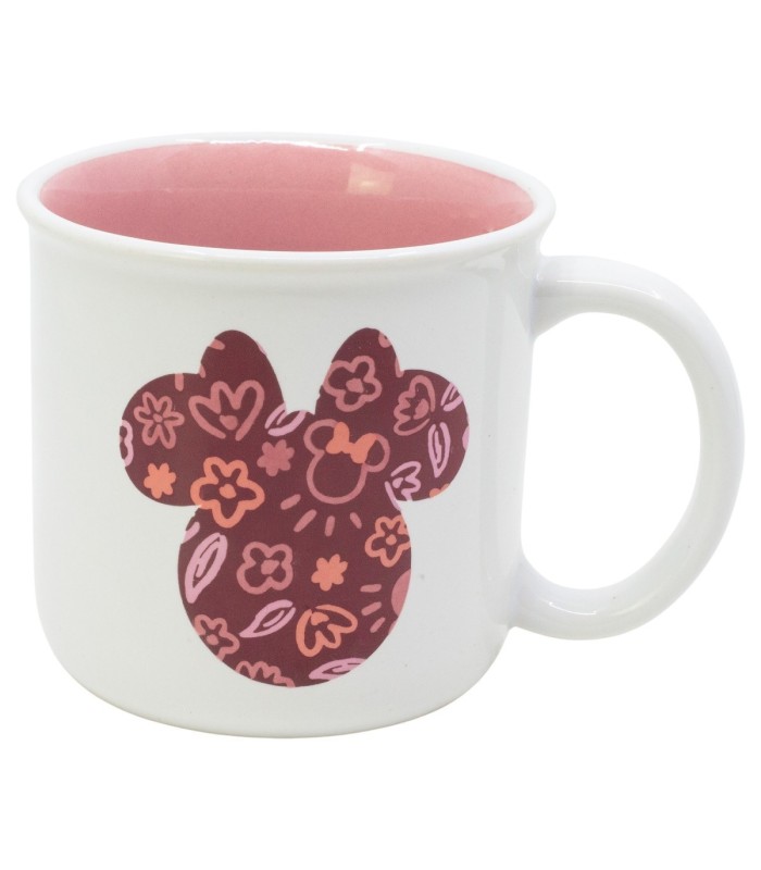 CERAMIC BREAKFAST MUG 14 OZ IN GIFT BOX MINNIE MOUSE CHERRYLICIOUS