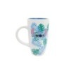 LATTE CERAMIC MUG 23 OZ IN GIFT BOX STITCH ALOHA