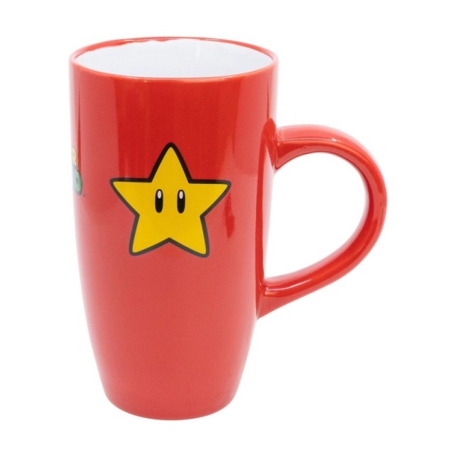 LATTE CERAMIC MUG 23 OZ IN GIFT BOX SUPER MARIO