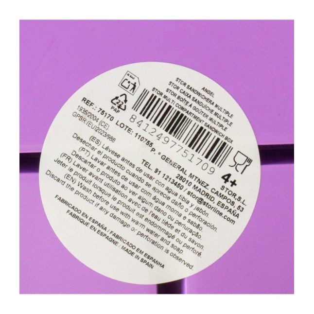 MULTI COMPARTMENT SANDWICH BOX ANGEL