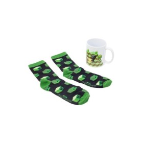 SOCKS AND CERAMIC MUG 11 OZ SET MINECRAFT CORE 2025