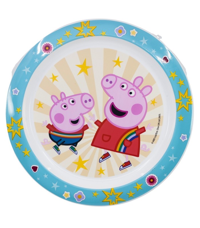 MICRO PLATE PEPPA PIG KINDNESS COUNTS