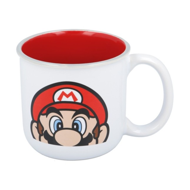 CERAMIC BREAKFAST MUG 14 OZ IN GIFT BOX SUPER MARIO