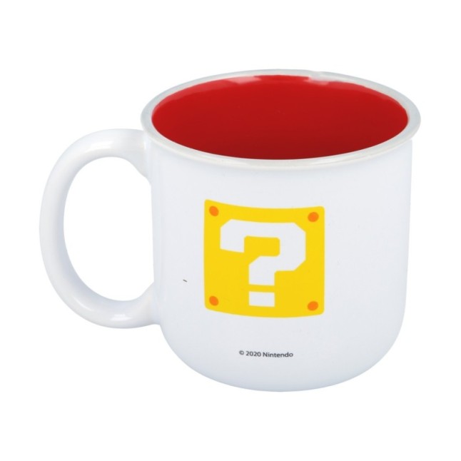 CERAMIC BREAKFAST MUG 14 OZ IN GIFT BOX SUPER MARIO