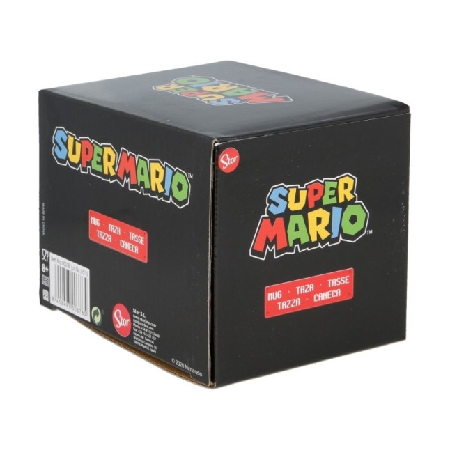 CERAMIC GLOBE MUG 13 OZ IN GIFT BOX SUPER MARIO