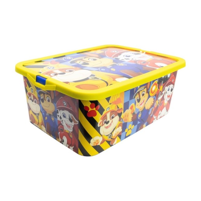 STORAGE CLICK BOX 13 L PAW PATROL BOY RESCUE PUPS