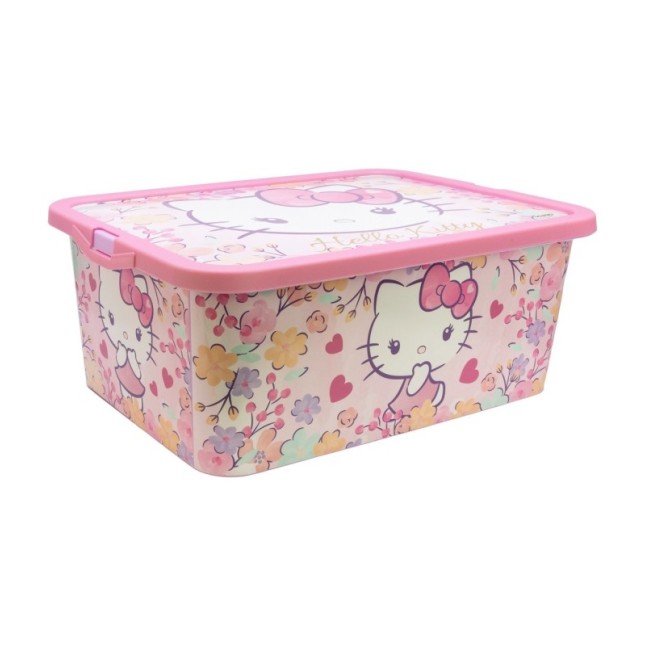 STORAGE CLICK BOX 13 L HELLO KITTY