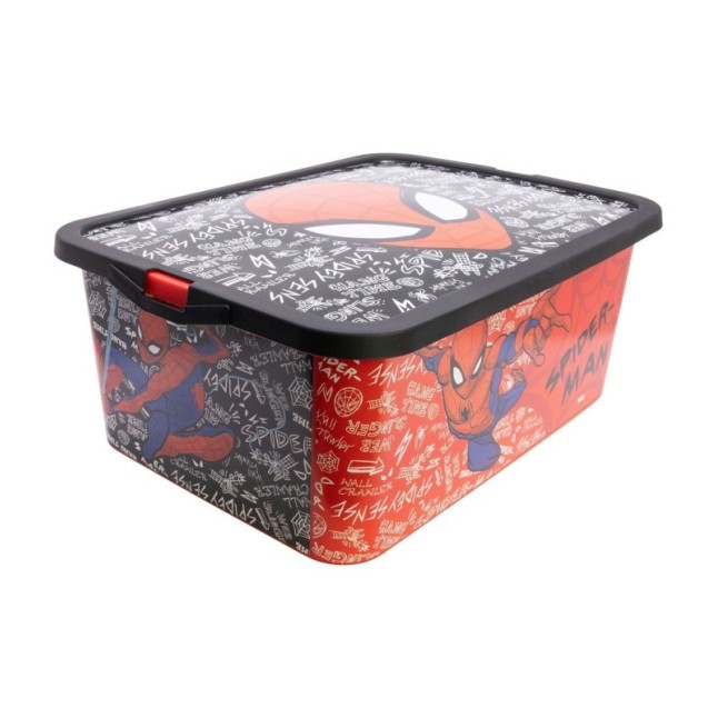 STORAGE CLICK BOX 13 L SPIDERMAN URBAN WEB
