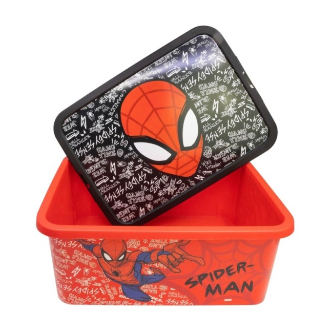 STORAGE CLICK BOX 13 L SPIDERMAN URBAN WEB