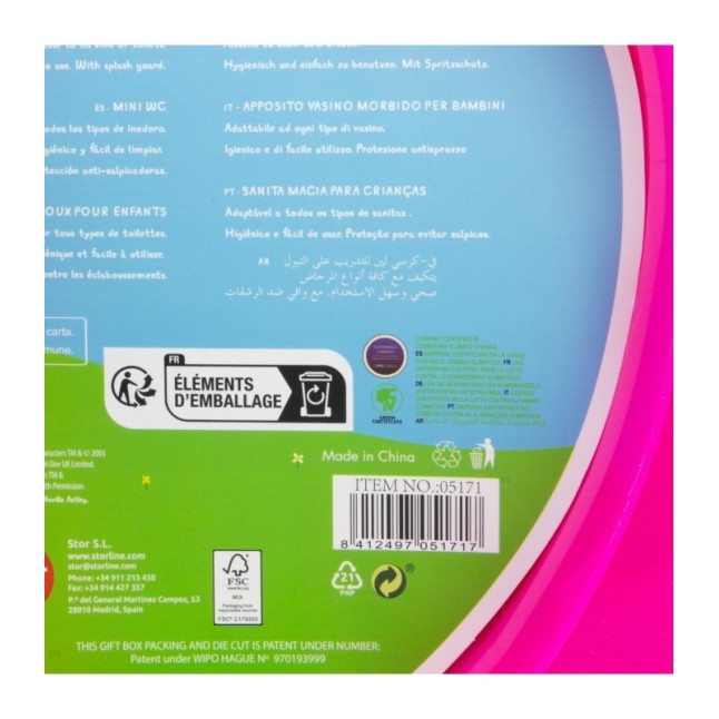 OFFSET MINI WC WITH HANDLES PEPPA PIG