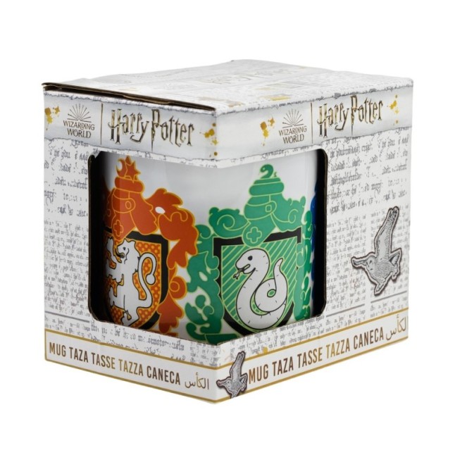 CERAMIC MUG 11 OZ IN GIFT BOX HARRY POTTER CHIBI HOUSES DNLS YA