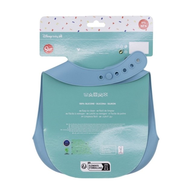 TODDLER SILICONE BIB MICKEY MOUSE FULL OF SMILES
