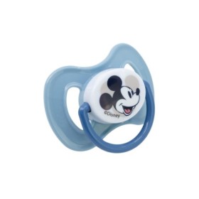 BABY 2 PCS SET SYMMETRICAL PACIFIER SILICONE +6 M WITH COVER MICKEY MOUSE FULL OF SMILES