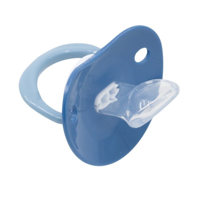 BABY 2 PCS SET ORTHODONTIC PACIFIER SILICONE +6 M WITH COVER MICKEY MOUSE FULL OF SMILES