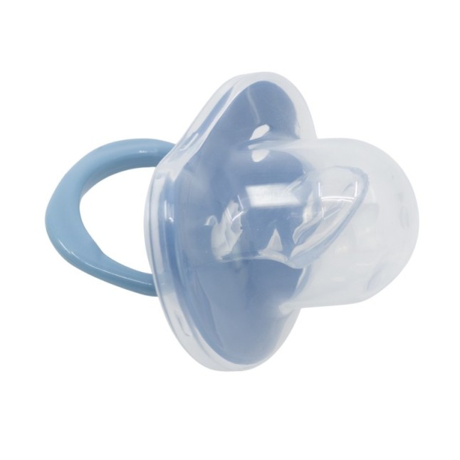 BABY 2 PCS SET ORTHODONTIC PACIFIER SILICONE +6 M WITH COVER MICKEY MOUSE FULL OF SMILES