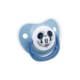 BABY 2 PCS SET ORTHODONTIC PACIFIER SILICONE 0-6 M WITH COVER MICKEY MOUSE FULL OF SMILES