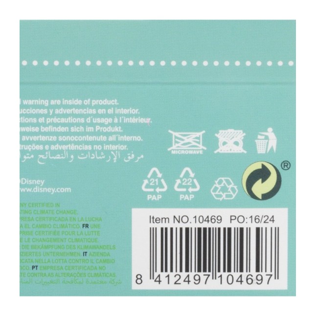 BABY 2 PCS SET ORTHODONTIC PACIFIER SILICONE 0-6 M WITH COVER MICKEY MOUSE FULL OF SMILES