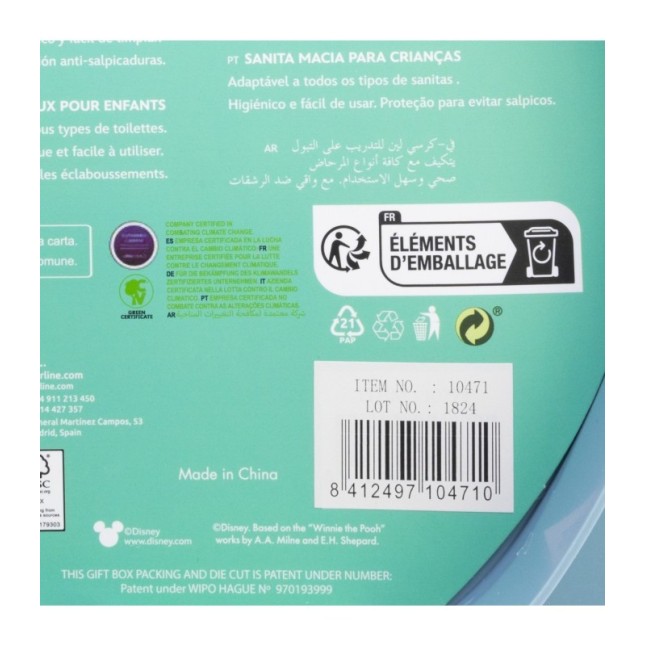 OFFSET MINI WC WITH HANDLES MICKEY MOUSE FULL OF SMILES