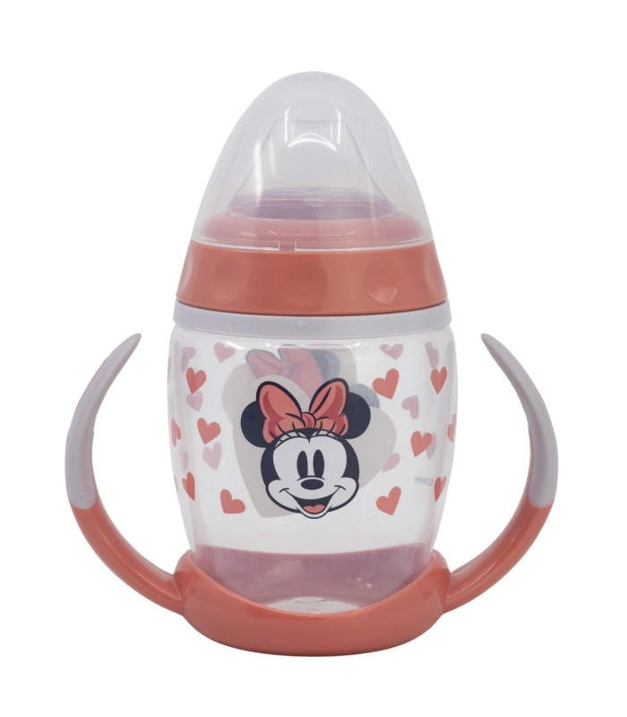 TODDLER SILICONE FANCY TRAINING MUG 270 ML MINNIE MOUSE HEART FULL