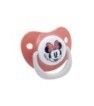 BABY 2 PCS SET ORTHODONTIC PACIFIER SILICONE +6 M WITH COVER MINNIE MOUSE HEART FULL