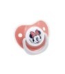 BABY 2 PCS SET ORTHODONTIC PACIFIER SILICONE 0-6 M WITH COVER MINNIE MOUSE HEART FULL