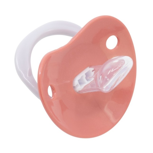 BABY 2 PCS SET ORTHODONTIC PACIFIER SILICONE 0-6 M WITH COVER MINNIE MOUSE HEART FULL