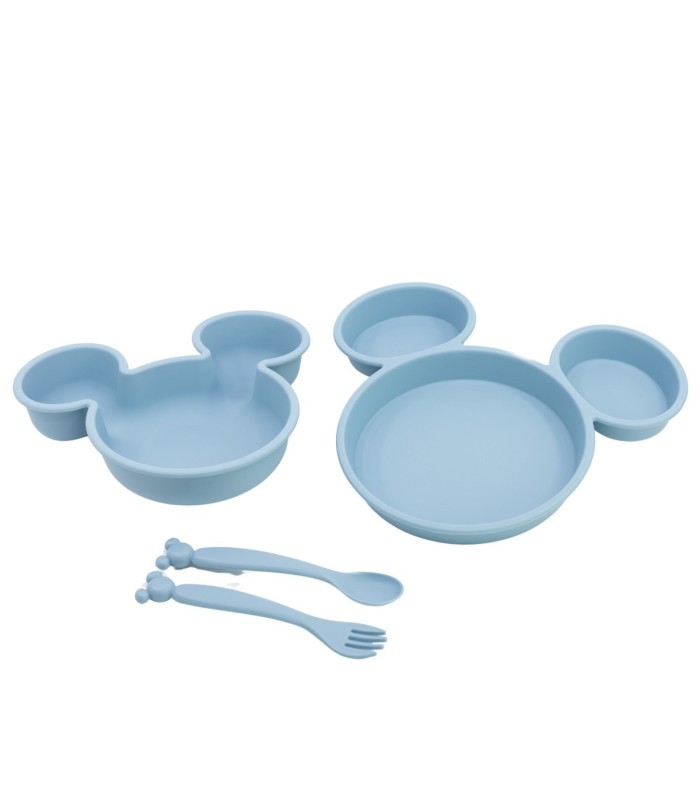 TODDLER 4 PCS CHARACTER SHAPED PP SET IN GIFT BOX MICKEY MOUSE