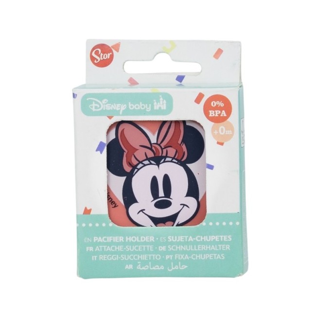 BABY PACIFIER HOLDER MOUSE HEART FULL