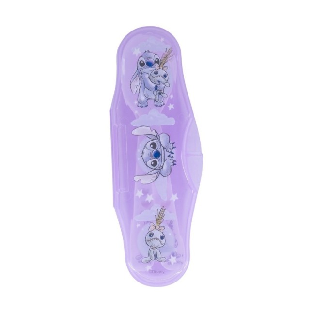 TODDLER 2 PCS PP SPOONS TRAVEL SET STITCH CUDDLE ME
