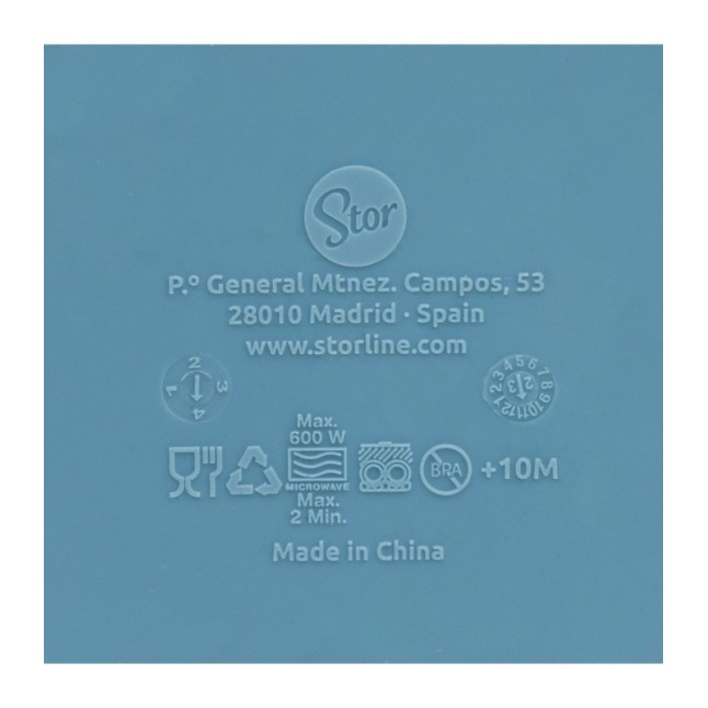 TODDLER SQUARE SILICONE BOWL SUCTION SYSTEM MICKEY MOUSE