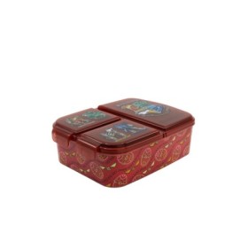 MULTI COMPARTMENT SANDWICH BOX HARRY POTTER SCHOOL SHIELDS