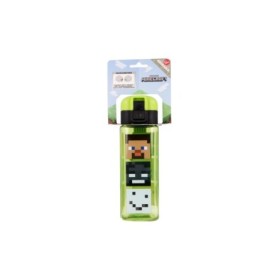 SAFETY LOCK SQUARE BOTTLE 550 ML MINECRAFT
