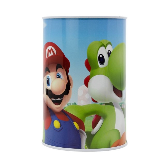 METALLIC MONEY BANK SUPERMARIO