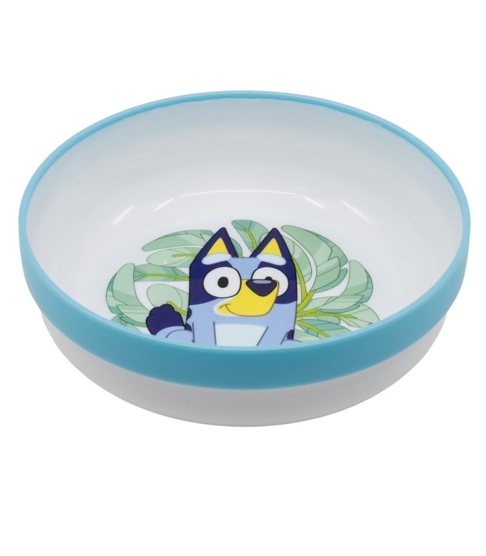NON SLIP BICOLOR PREMIUM BOWL BLUEY