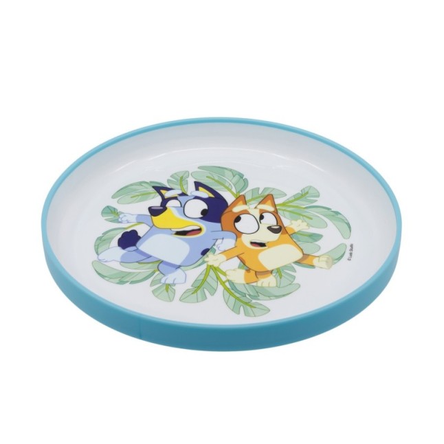 NON SLIP BICOLOR PREMIUM PLATE BLUEY