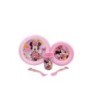 5 PCS EASY SET (PLATE, BOWL, 260 ML TUMBLER AND CUTLERY) IN BOX MINNIE MOUSE SPRING LOOK
