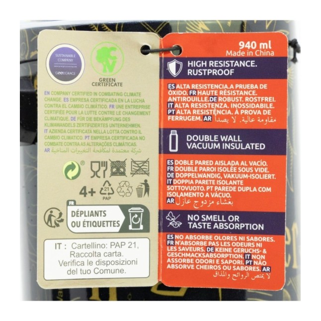 DW INSULATED STAINLESS STEEL XL RAMBLER MUG 940 ML HARRY POTTER GOLDEN MAGIC